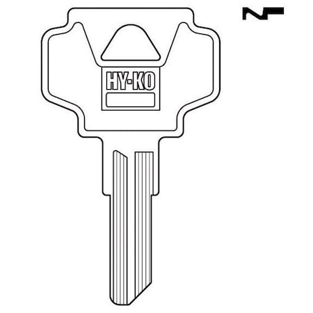 Keyblank Lock Independent In27